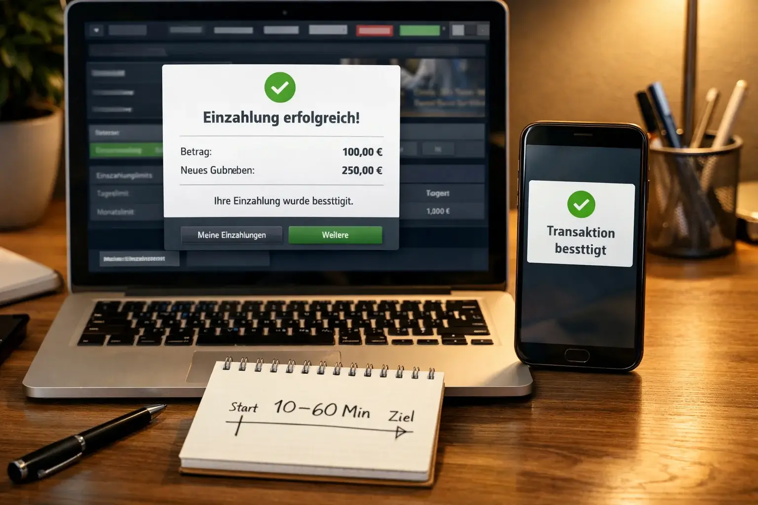 Praktische Erfahrungen mit Einzahlungen und Wettlimits