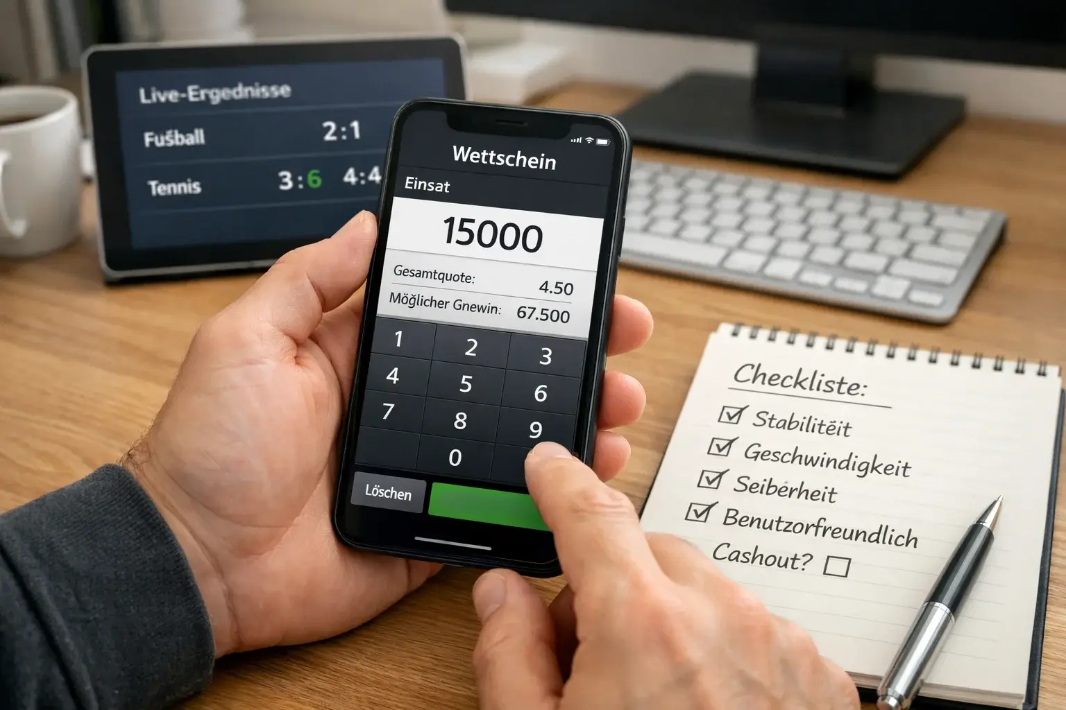 Wichtige Kriterien für High-Limit-Sportwetten-Apps