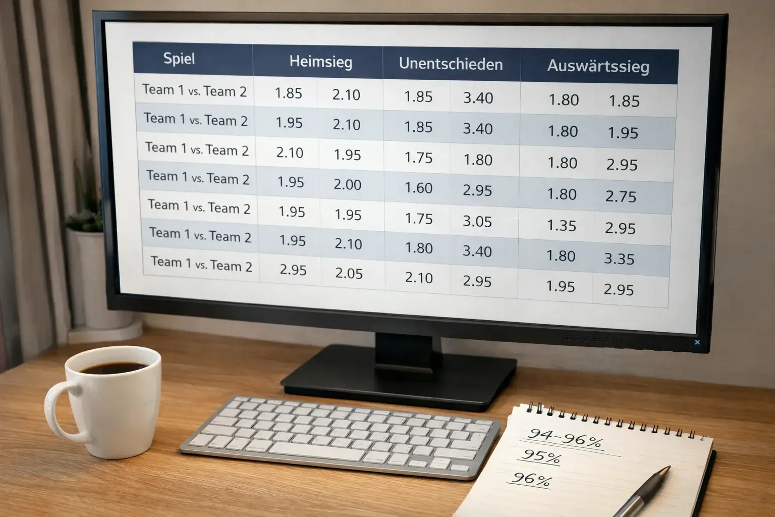 Quotenqualität und Markttiefe bei verschiedenen Krypto-Buchmachern